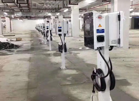 7KW交流充電樁重慶昕暉地產充電站 7KW交流充電樁重慶昕暉地產充電站