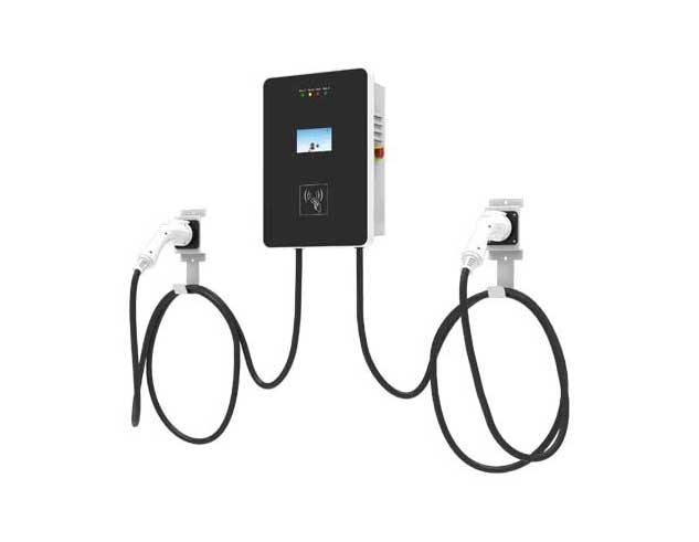 雙槍壁掛交流充電樁(圖1) 雙槍壁掛交流充電樁(圖1)